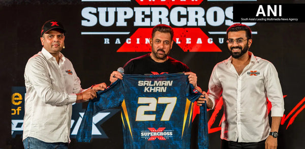 Bollywood megastar Salman Khan today unveiled Season 2 of the Indian Supercross Racing League (ISRL), where he serves as the brand ambassador.